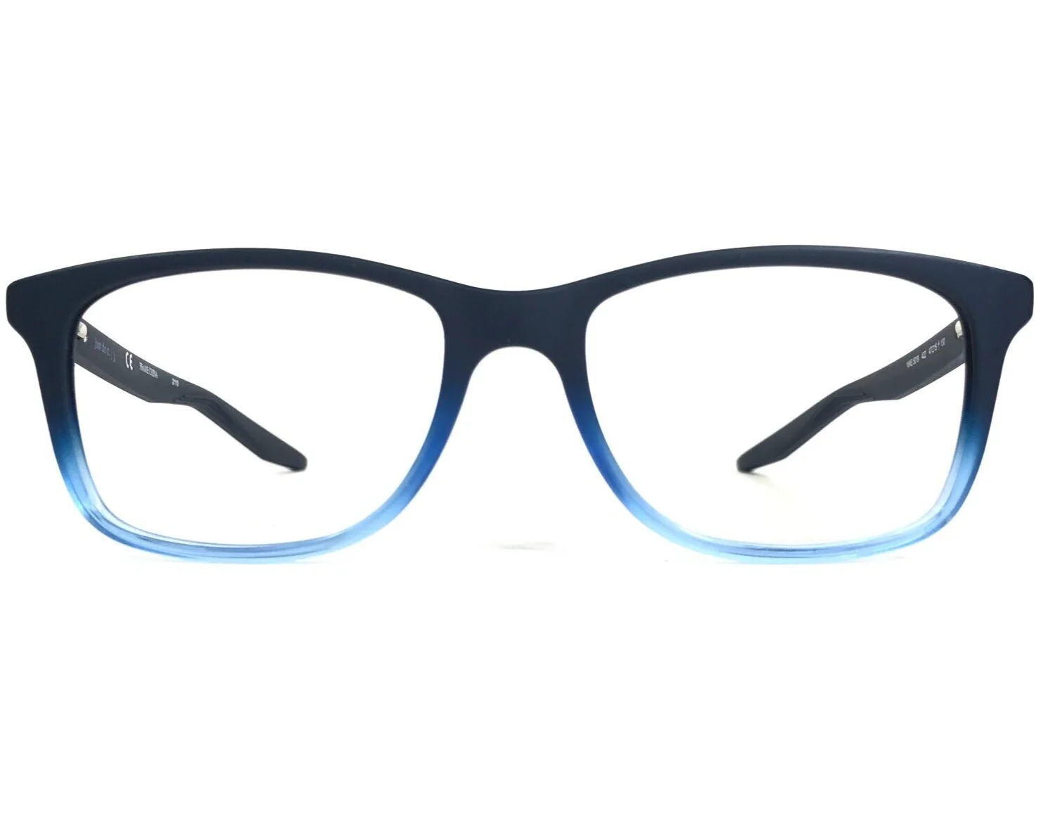 Nike Kids Eyeglasses Frames 5019 422 Matte Blue Fade Square Full Rim 47-15-130 2