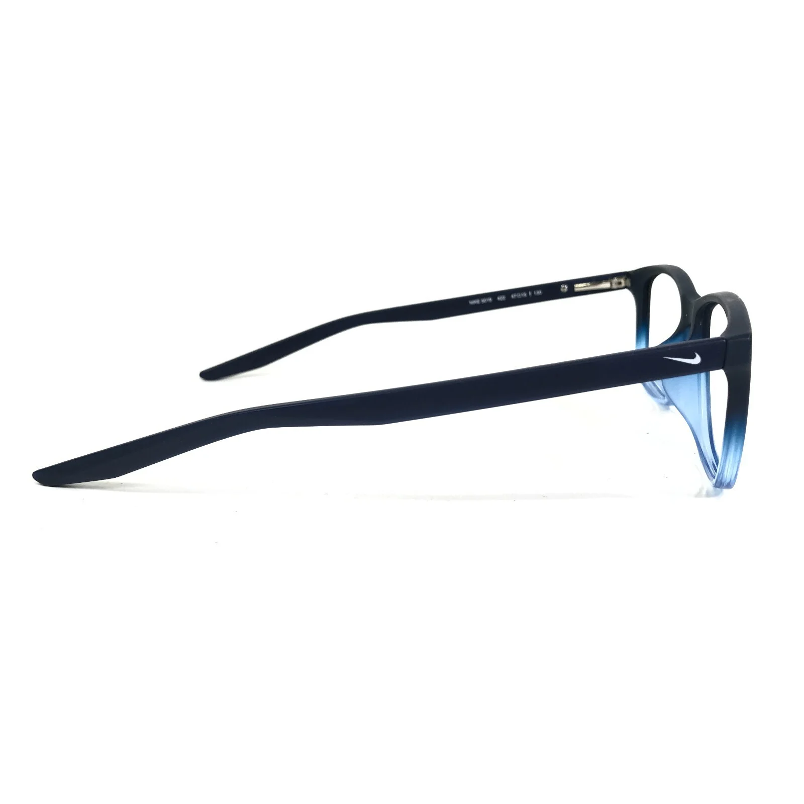 Nike Kids Eyeglasses Frames 5019 422 Matte Blue Fade Square Full Rim 47-15-130 4