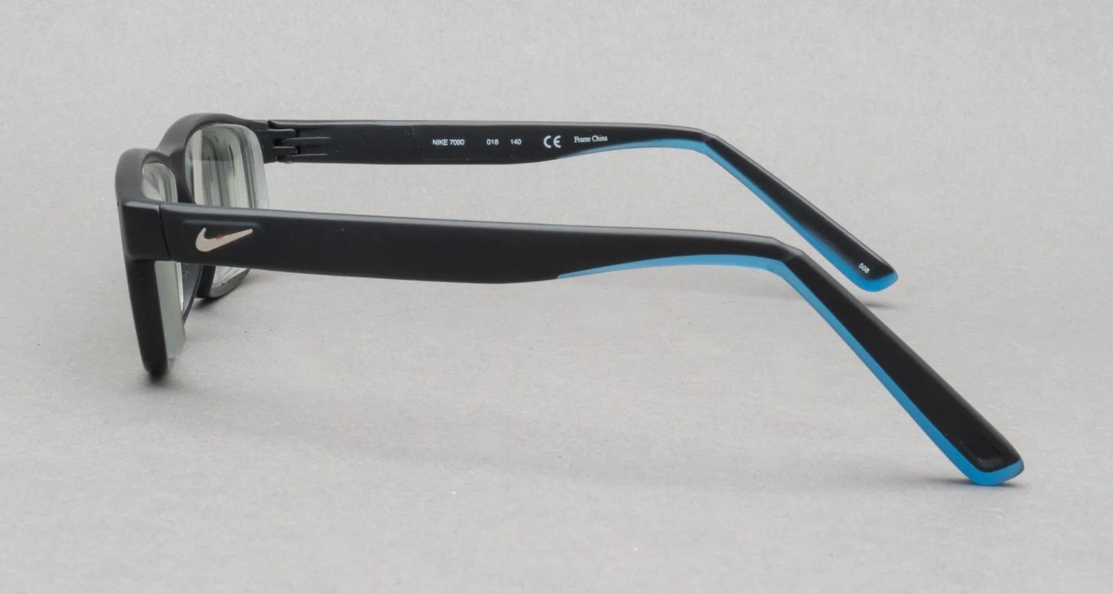 Nike Live Free 7090 018 Matte Black Blue Eyeglasses Frames 140 3