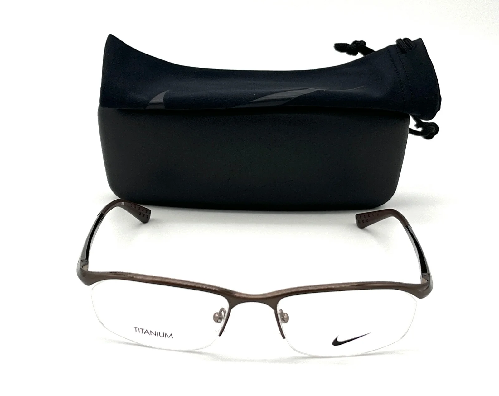 NIKE NK6037 259 Brown / Demo Lens 53mm Eyeglasses 2