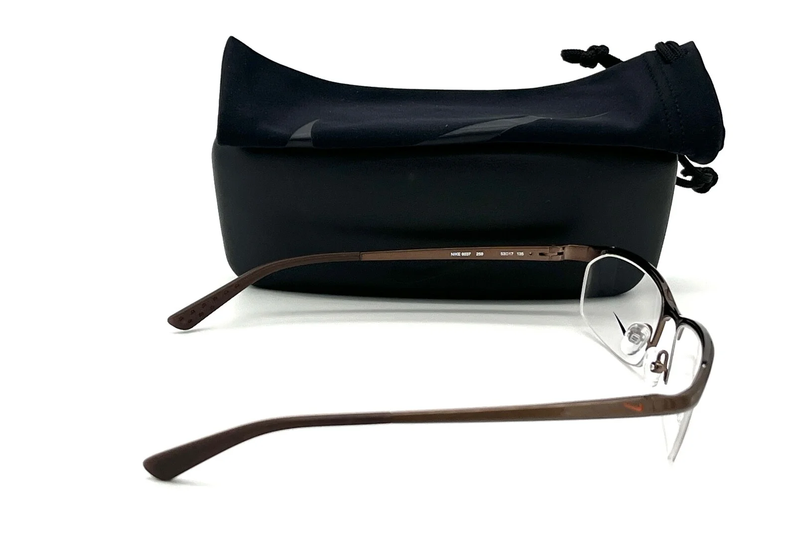 NIKE NK6037 259 Brown / Demo Lens 53mm Eyeglasses 4
