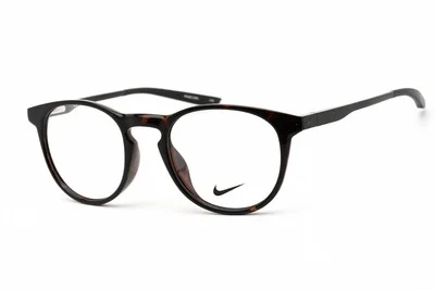 Nike Unisex Eyeglasses Soft Tortoise Plastic Round Shape Frame Nike 7285 240 3