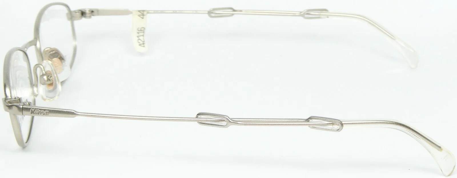 Nikon DT4884 0534 PALE GOLD GLITTER EYEGLASSES GLASSES TITANIUM FRAME 44-19-145 3