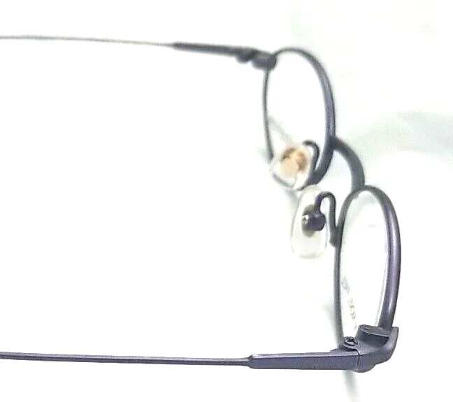 Nikon Eyewear Titanium Sm Thin Violet Metal Oval Eyeglasses Frame 43-19 145 New 2