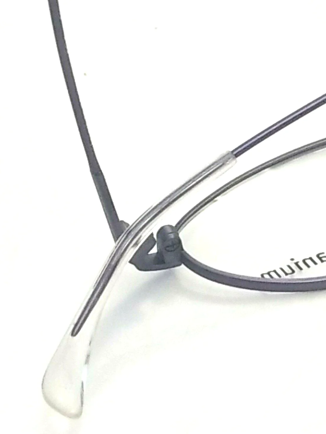 Nikon Eyewear Titanium Sm Thin Violet Metal Oval Eyeglasses Frame 43-19 145 New 4