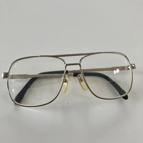 Nikon Japan Gold Large Aviator Style Eyeglasses Frame