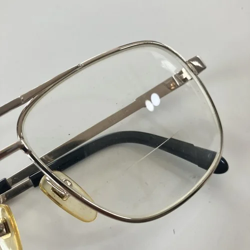 Nikon Japan Gold Large Aviator Style Eyeglasses Frame 3