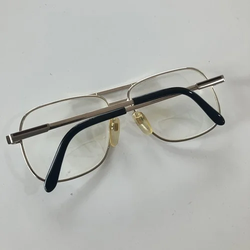 Nikon Japan Gold Large Aviator Style Eyeglasses Frame 4
