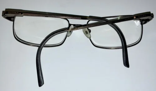 Nikon Mens Dura Titan Titanium eyeglass frames Full Rectangular Bronze 54-17-145 3
