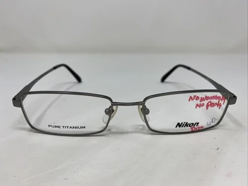 Nikon NTS 601 Gunmetal 53-18-140 Metal Full Rim Eyeglasses Frame &440