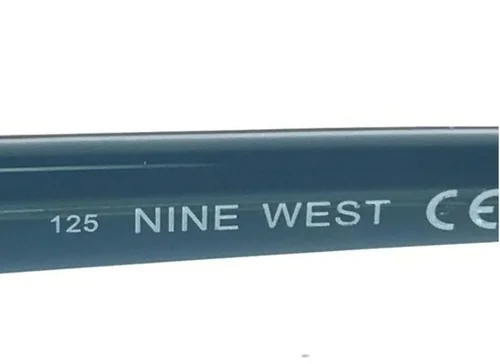Nine West 153 0FMI Youth Eyeglasses Frames Oval Tortoise Blue 45-16-125 4