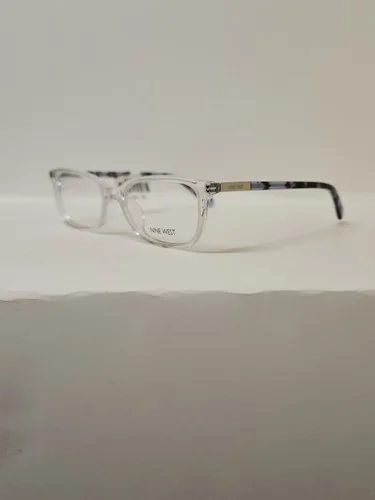 Nine West Eyeglasses Frames NW 5173 000 52-16-135 Crystal 2