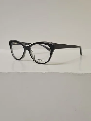 Nine West Eyeglasses Frames NW5131 030 Black Cat Eye Sparkly Glitter 49-16-135 2