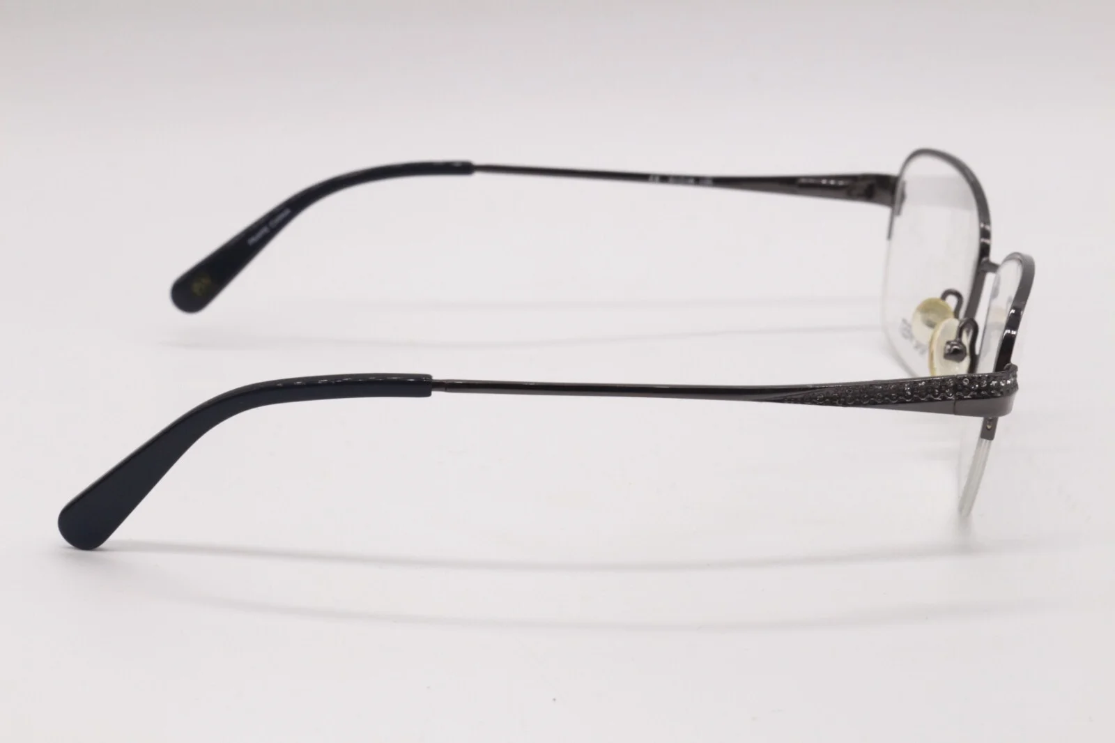 NINE WEST NW 1049 035 SILVER BLUE DESIGNER AUTHENTIC FRAMES EYEGLASSES 51-18 3