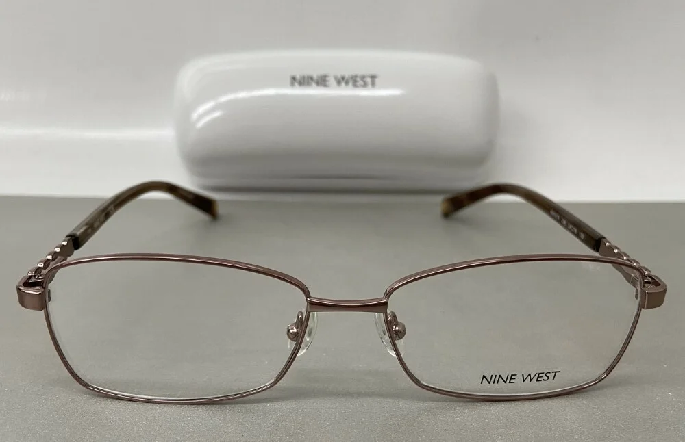 Nine West NW1079 Rectangle Stainless Steel Women