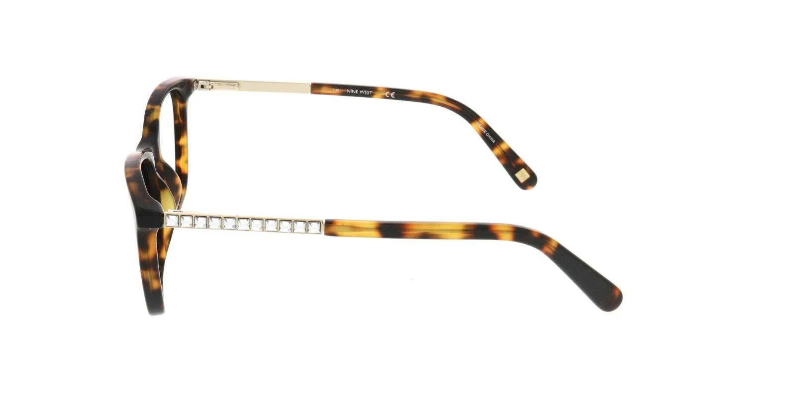 Nine West NW5131 255 Brown with Glitter Eyeglasses 51 16 135 Womens Frames 2