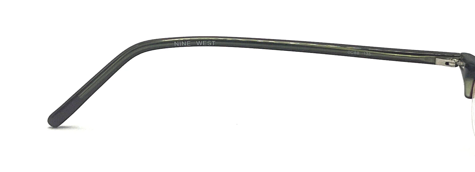 Nine West Safilo GRP83 Small Brown Oval Half Rim Eyeglasses Frames 49-15 135 New 4