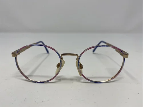 Nintendo #29-16 45-17-125 Demi Pink/Gold Metal Full Rim Eyeglasses Frame GF68