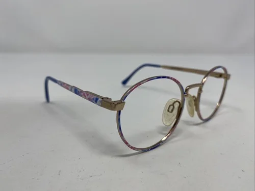 Nintendo #29-16 45-17-125 Demi Pink/Gold Metal Full Rim Eyeglasses Frame GF68 3