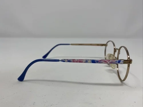Nintendo #29-16 45-17-125 Demi Pink/Gold Metal Full Rim Eyeglasses Frame GF68 4