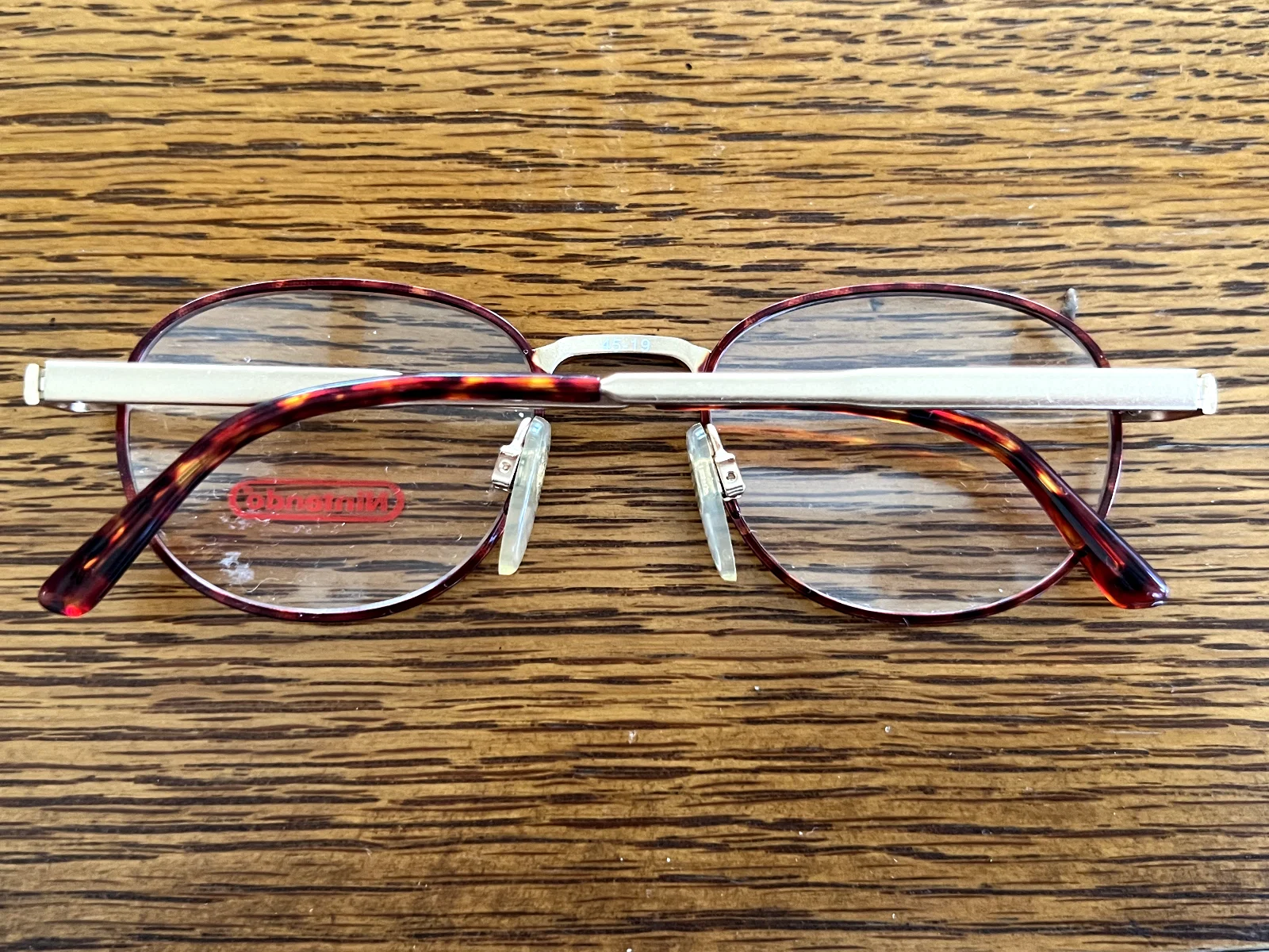Nintendo by Ambassador 045 06 125 Eyeglasses FRAMES Made in Hong Kong 45 19