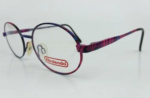 Nintendo by Renaissance Ni 046-10-130 Eyeglasses Frame France Round 48 18 130mm