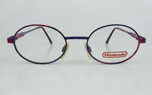 Nintendo by Renaissance Ni 046-10-130 Eyeglasses Frame France Round 48 18 130mm 2