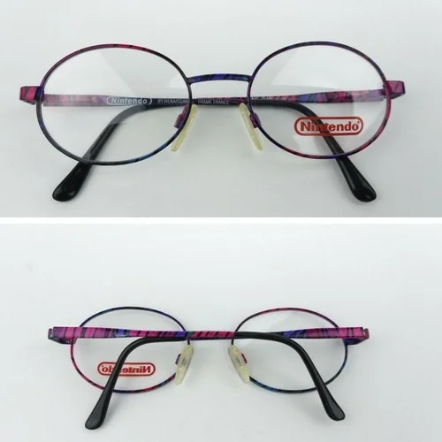 Nintendo by Renaissance Ni 046-10-130 Eyeglasses Frame France Round 48 18 130mm 4