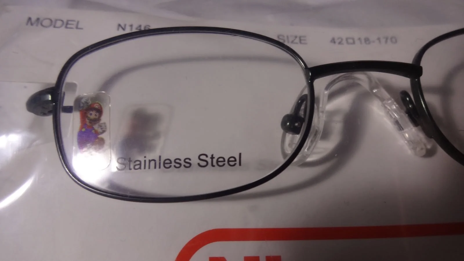 Nintendo Eye Glasses 2001 Fifth Ave. NY Store Sample Demo Factory Sealed 3
