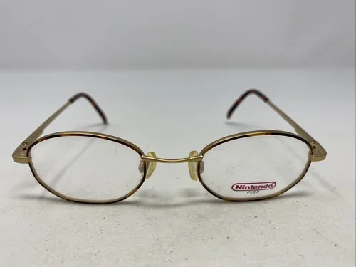 Nintendo Flex NF-203 MDA 43-20-125 Demi Amber Full Rim Eyeglasses Frame 1470