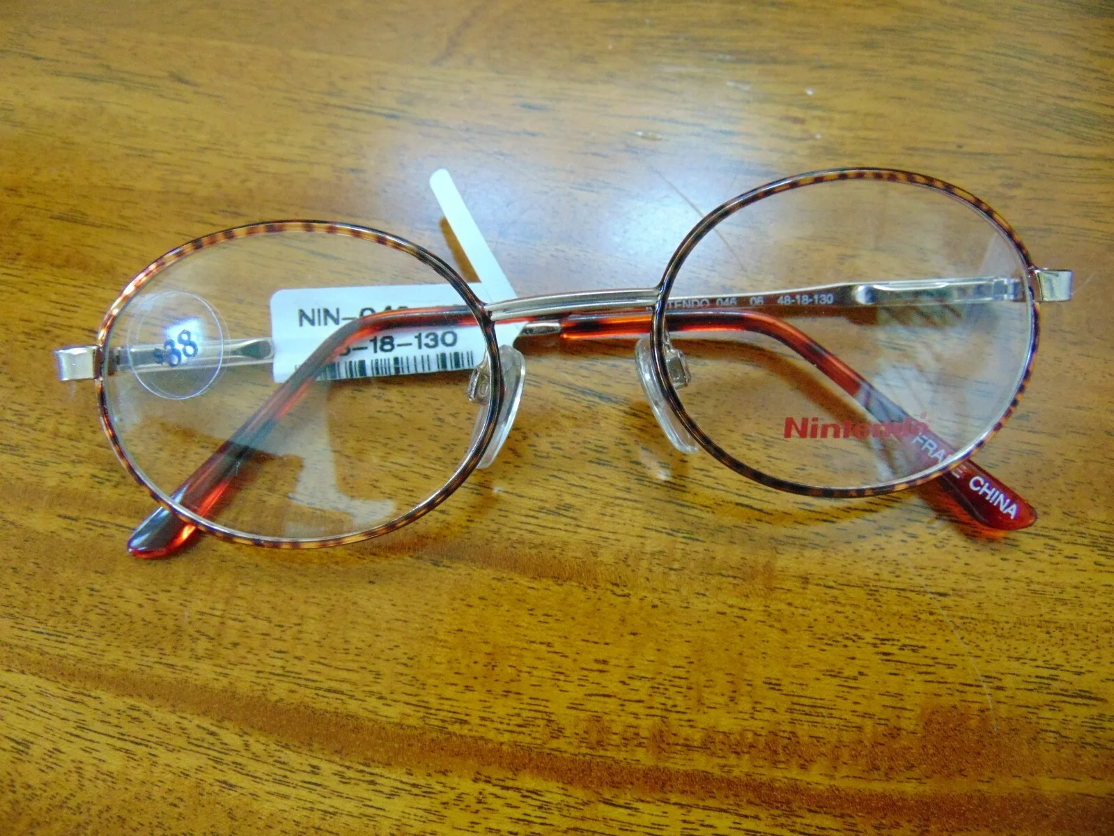 NINTENDO KIDS EYEGLASSES OVAL FRAMES NIN-046 48-18-130 BRAND NEW!!!