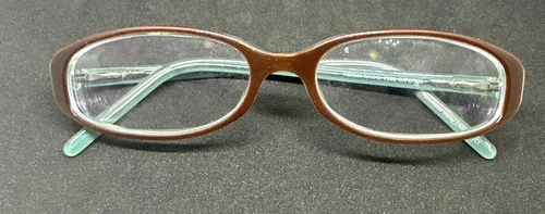 Norma Kamali 7288 Cafe/Teal Eyeglass Frames 53-15-135 FLEX HINGES 1