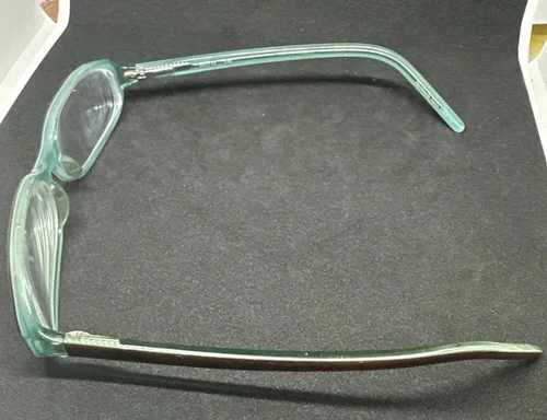 Norma Kamali 7288 Cafe/Teal Eyeglass Frames 53-15-135 FLEX HINGES 4