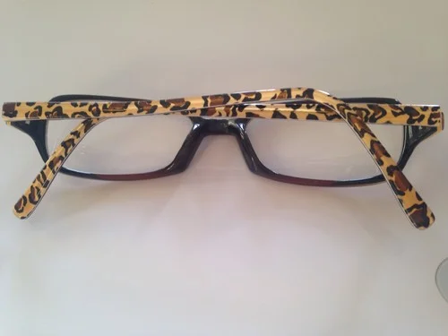 Norma Kamali 7314 Safari Eyeglass Frames 50-18-135 Animal Print Glasses 2
