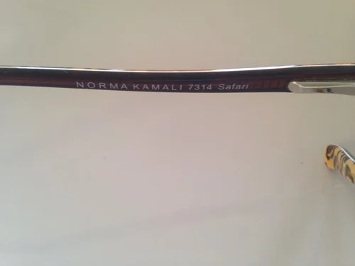 Norma Kamali 7314 Safari Eyeglass Frames 50-18-135 Animal Print Glasses 3