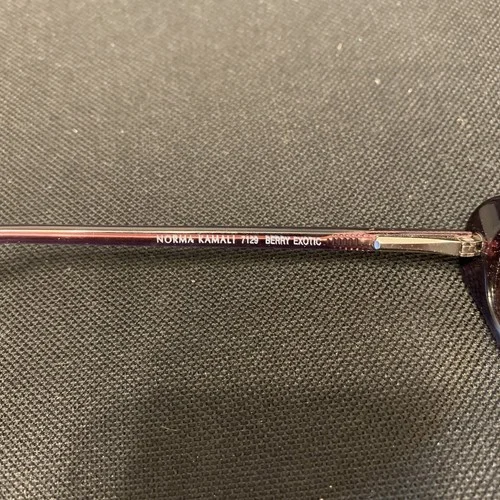 Norma Kamali Eyeglasses 7129 Berry Exotic 50 18 140 Red Frames Italy G383 4