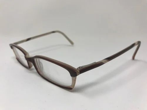 Norma Kamali Eyeglasses Handmade Mod.7211 50-17-140 Honey Bone Beige GB69