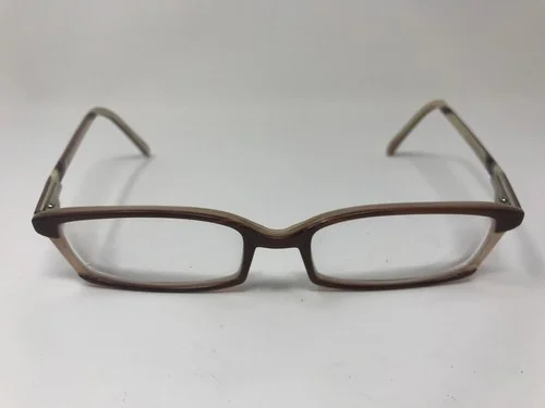 Norma Kamali Eyeglasses Handmade Mod.7211 50-17-140 Honey Bone Beige GB69 2
