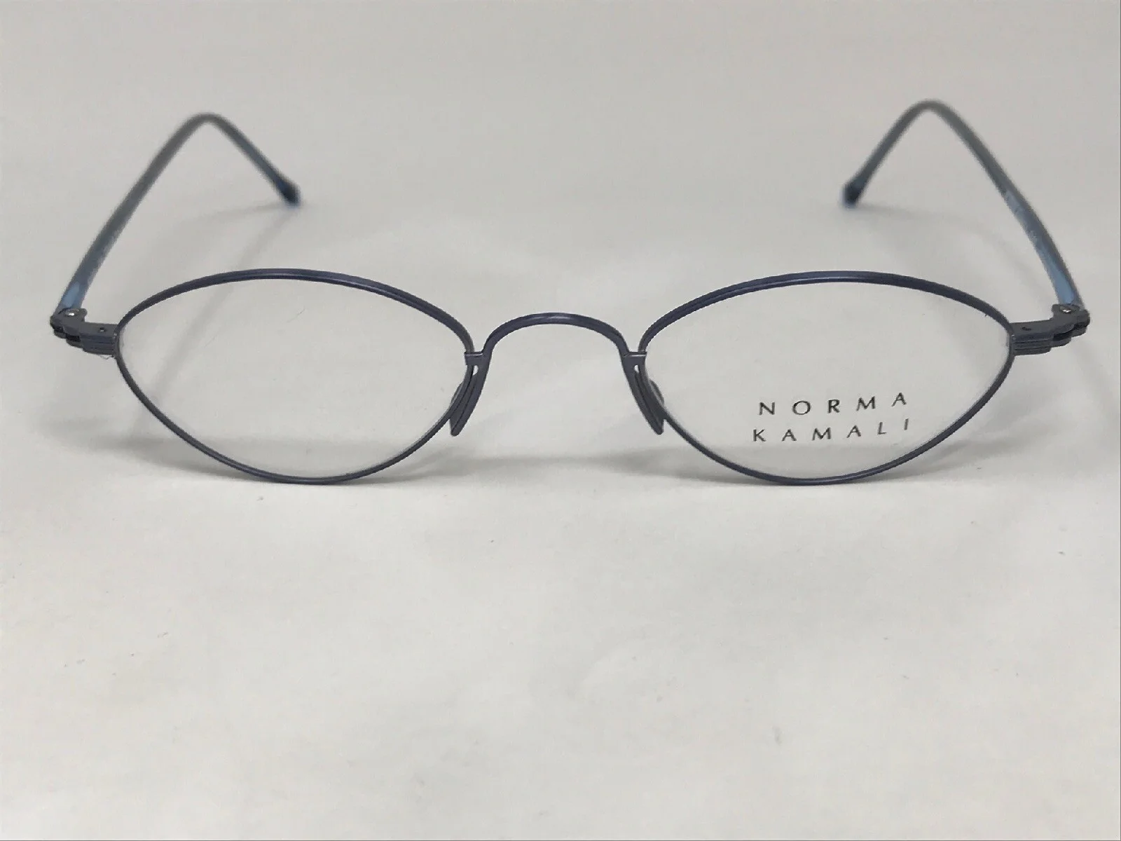 NORMA KAMALI MOD.7103 Eyeglasses Frame Petite 46-20-135 Blue Matte MF46 2