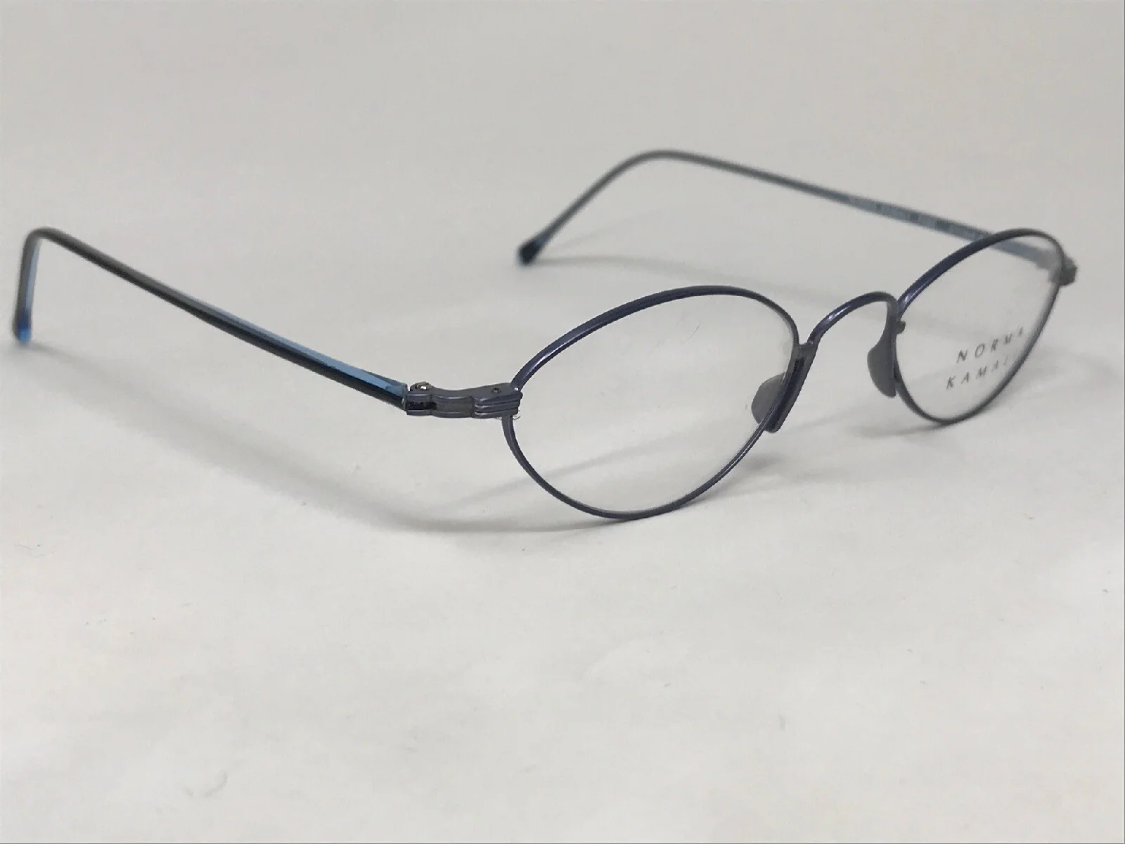 NORMA KAMALI MOD.7103 Eyeglasses Frame Petite 46-20-135 Blue Matte MF46 4
