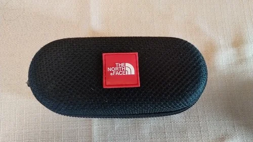 North Face Eye Glass Case Sunglass Case EUC Water Resistant Case