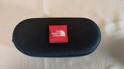 North Face Eye Glass Case Sunglass Case EUC Water Resistant Case 2