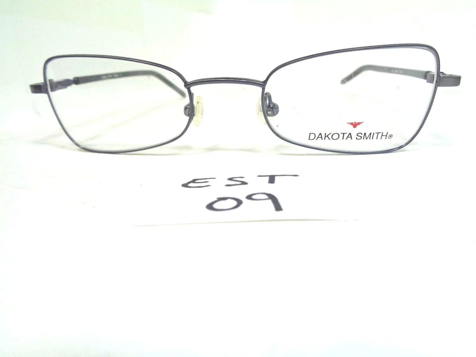 Nos DAKOTA SMITH Eyeglass Wedge Gray Stone Rectangular (EST-09)