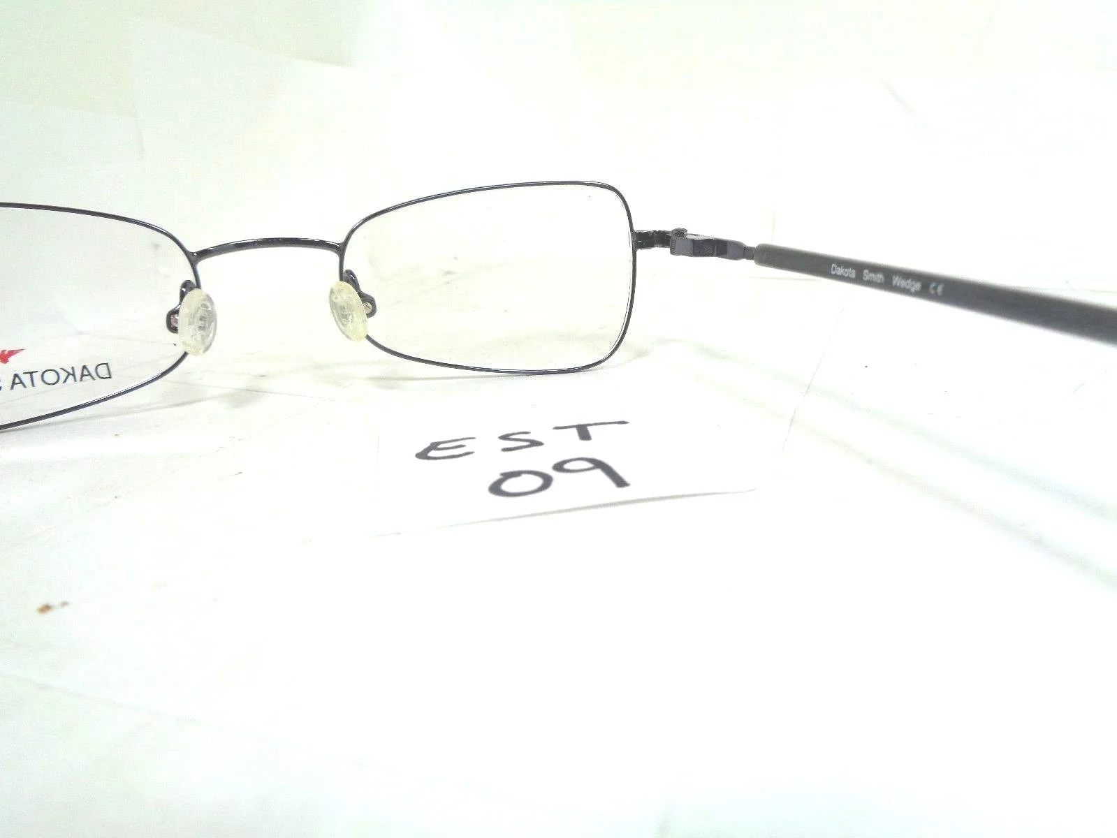 Nos DAKOTA SMITH Eyeglass Wedge Gray Stone Rectangular (EST-09) 4