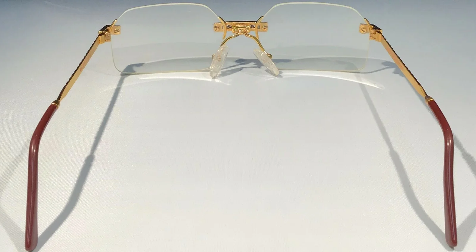 NOS Design Ingeborg Schmolz Model: ISPP11 Sterling Silver Rimless Eyeglasses 3