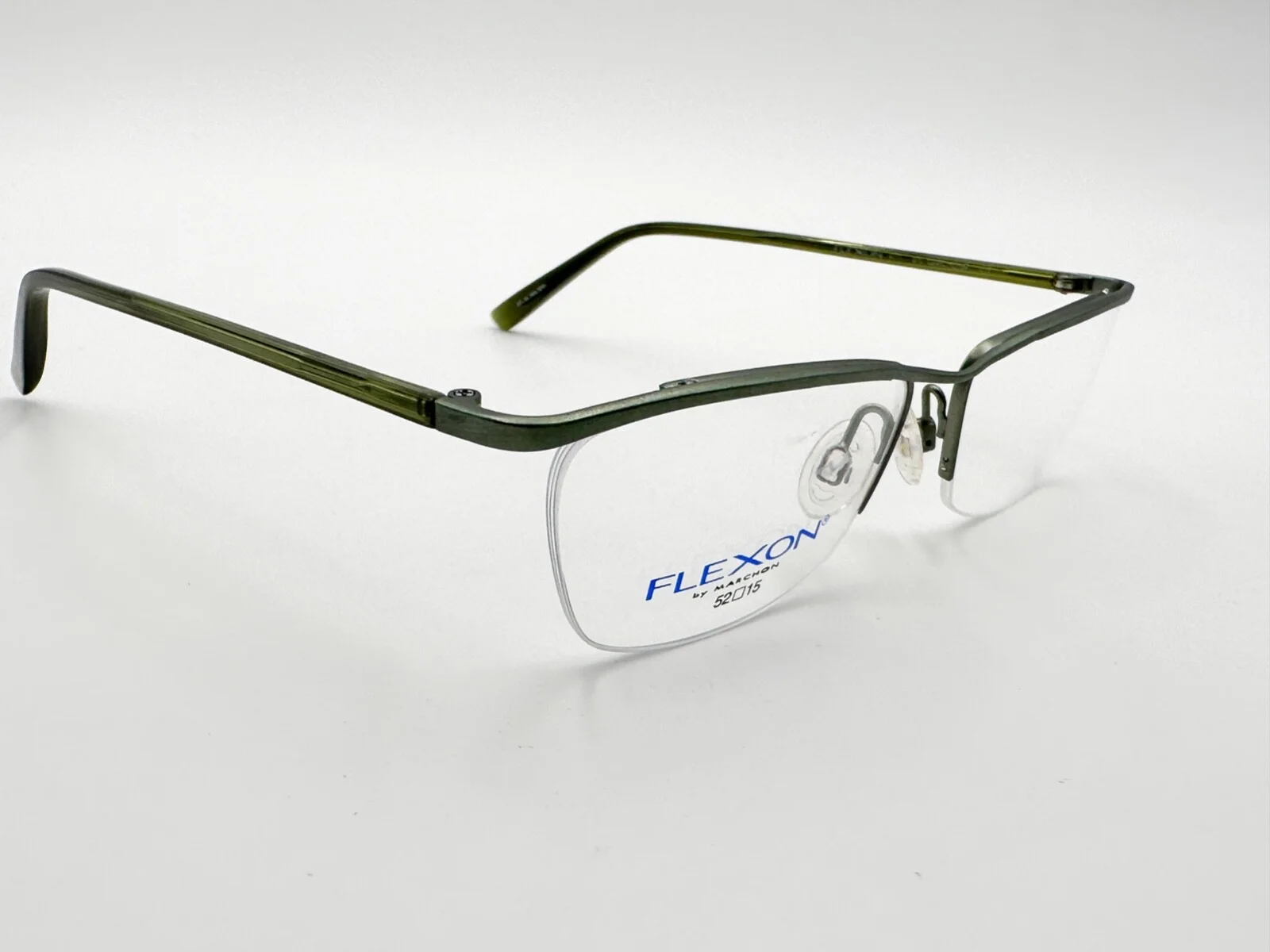 NOS Flexon 471 Eyeglasses FRAMES Satin Mint 52[]15-135 Green Marchon G924