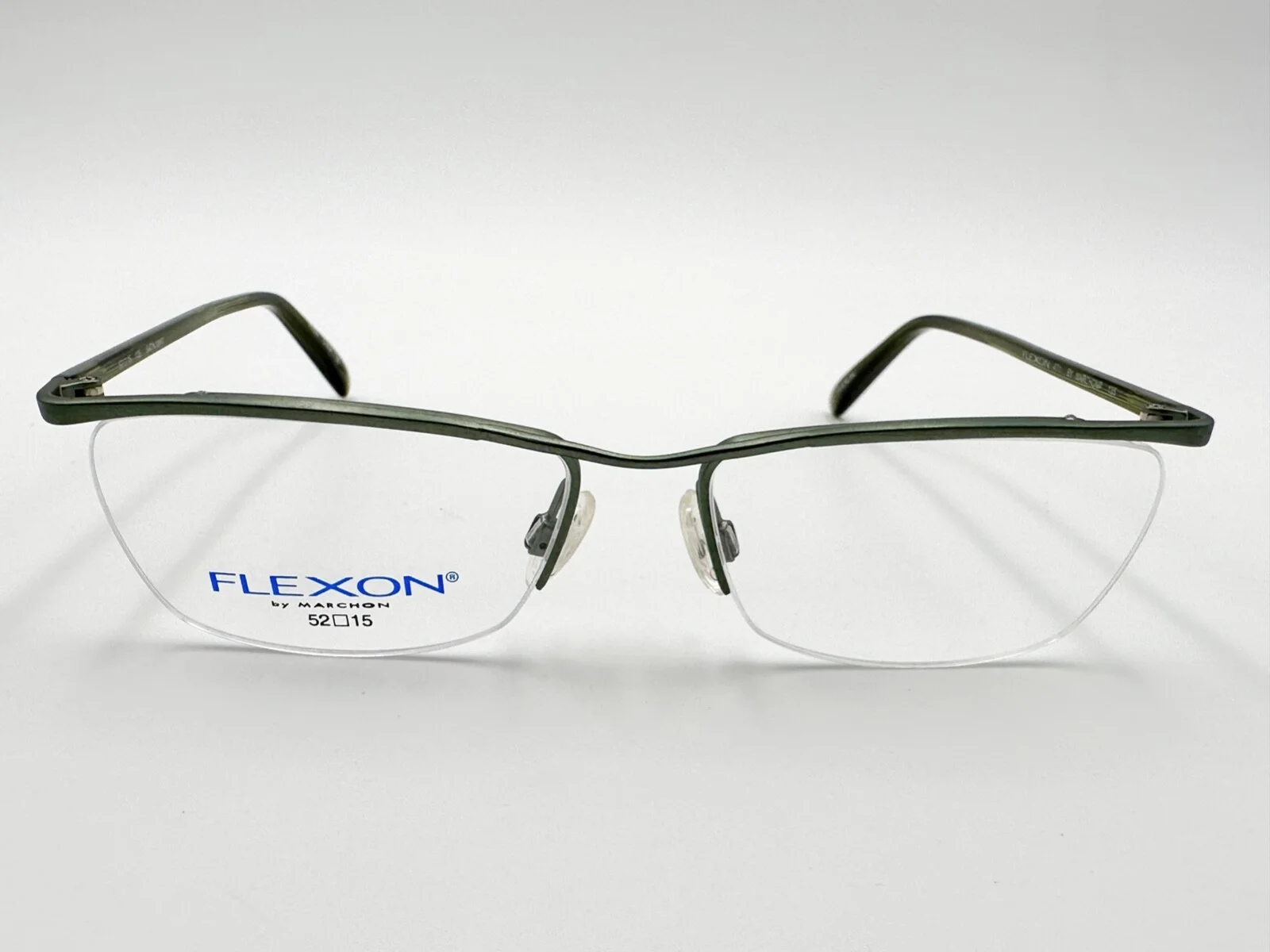 NOS Flexon 471 Eyeglasses FRAMES Satin Mint 52[]15-135 Green Marchon G924 2