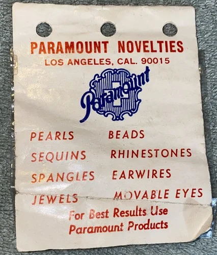 NOS Paramount Jewelry Findings #669 Adjustable Eyeglass Holder 2 pcs 2