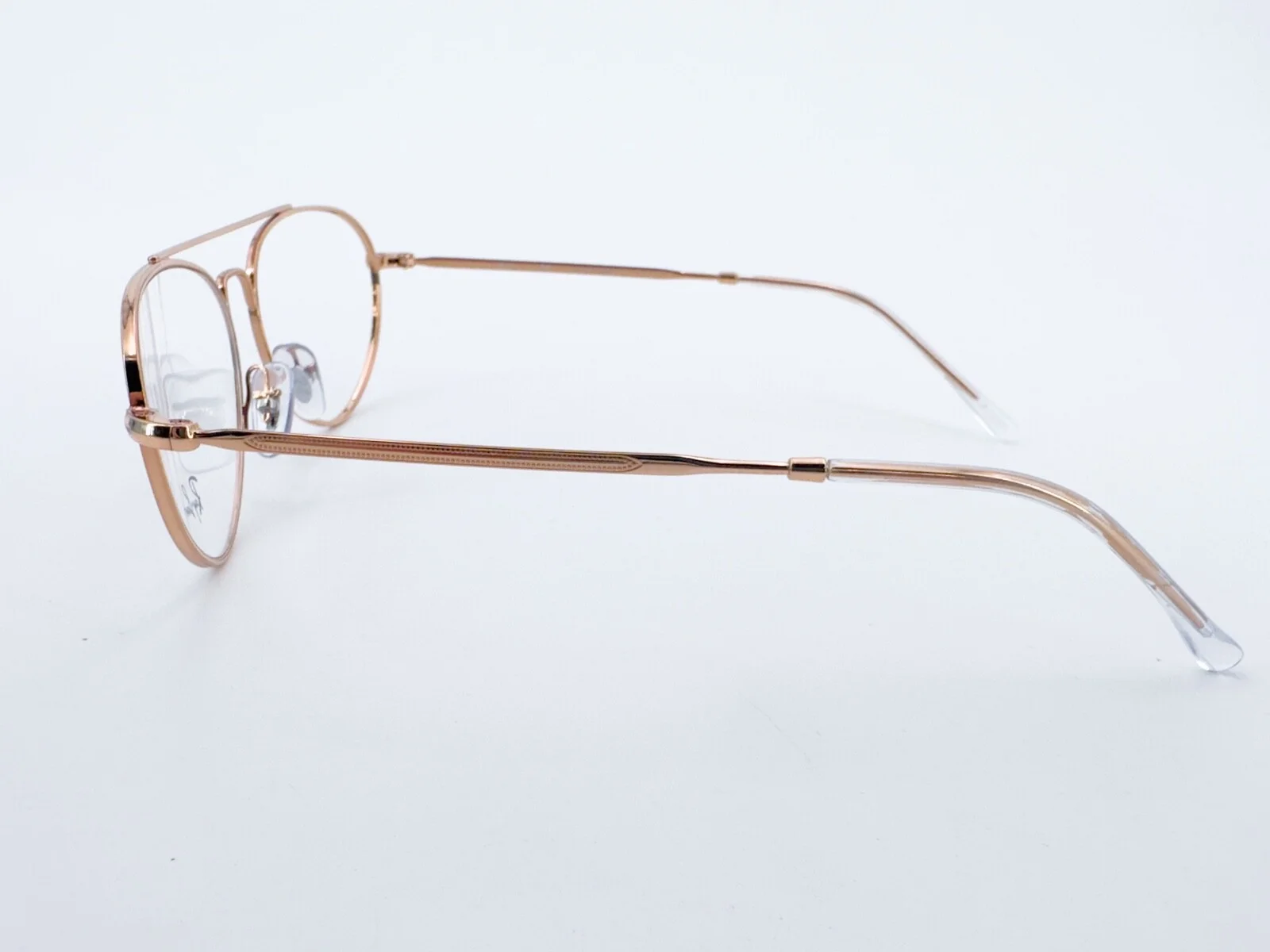 NOS Ray Ban RB 6454 Eyeglasses FRAMES 3094 Rose Gold 58-14-140​ Aviator I063 3