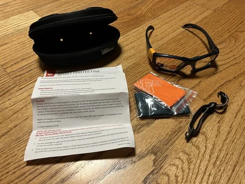 NWT Liberty Sport Navy Blue Prescription Glasses Goggles Frame Strap 51-17-125